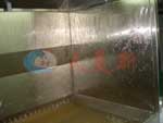 Stainless steel three-face water curtain watering cabinet