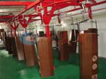 Top acoustics self-drying without dust