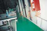 Molding factory connecting with conveyance cable