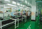 Manual painting line for plastic cover of VCD and DVD