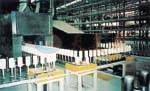 Auto painting line for filter of automobile