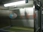 Three- face water screen painting cabinet