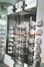 DISK electrostatic painting loudspeaker net