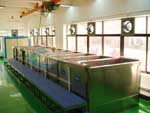 Full stainless steel tank processing before immersion