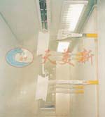 Hub of automobile power spraying production line