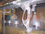 Non-dust hub of automobile painting production line