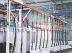 Cup spring and rear axle of automobile painting line