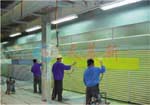 Enameled painting line