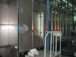 Auto powder spraying room