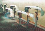 Fender-guard of automobile painting production line