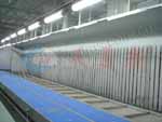 Wet enamel spraying cabinet with recycle system  2