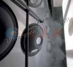 The dry enamel spraying line for enamel pan